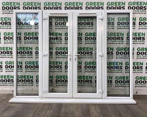 French doors with sidelights - french,