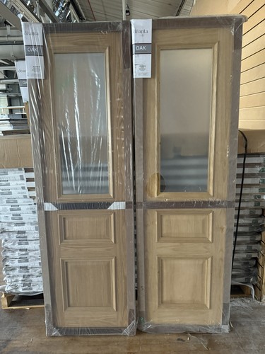 Windsor oak glazed bevelled - glazed,
