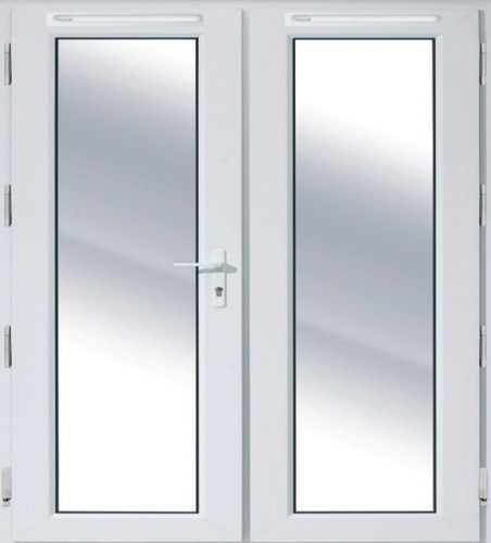 White upvc double glazed - white,
