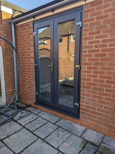 Anthracite grey white - on,
