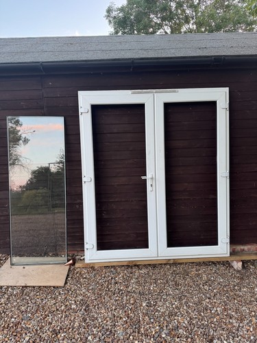 Upvc white french - white, doors