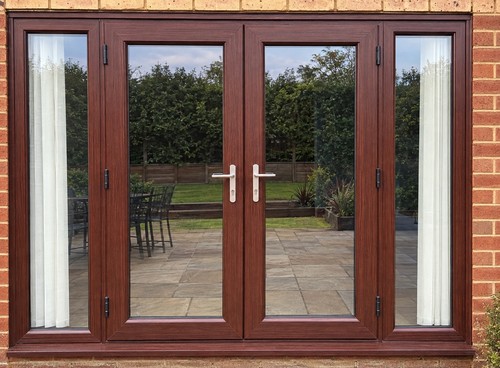 Rosewood upvc french doors - french,