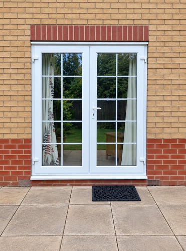 Pvc french doors - pvc, h