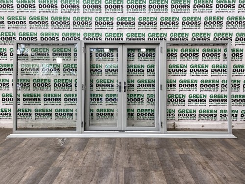 French doors with sidelights - french,