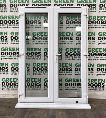 White upvc french doors - upvc,