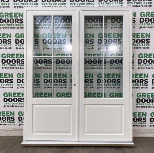 Wooden french doors white - wooden,