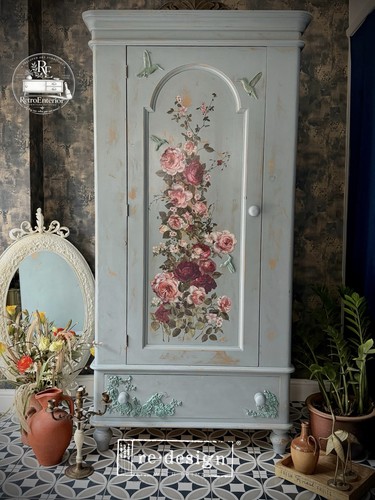Vintage floral wardrobe - vintage, –