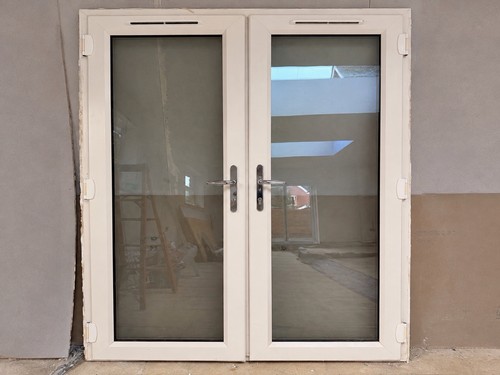 Cream upvc double glazed - cream,