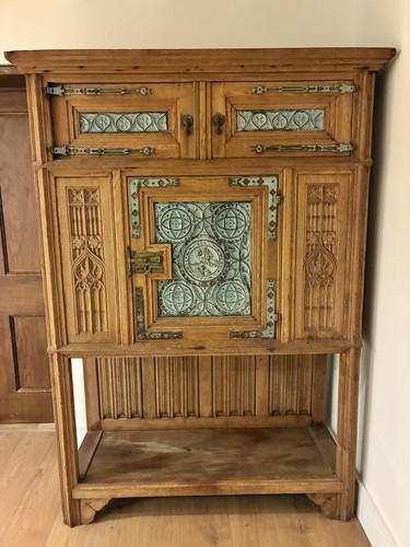 Antique french oak gothic - french,