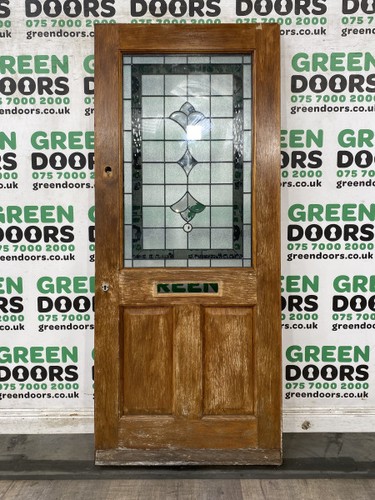Decorative glass front door - glass,