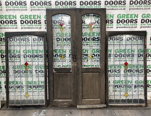 Stained glass french - french, doors