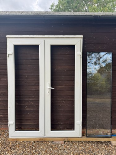 Upvc french doors patio white - upvc,