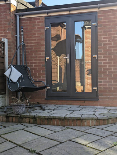 Anthracite grey white upvc - anthracite,