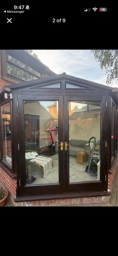 Hardwood french doors set - french,