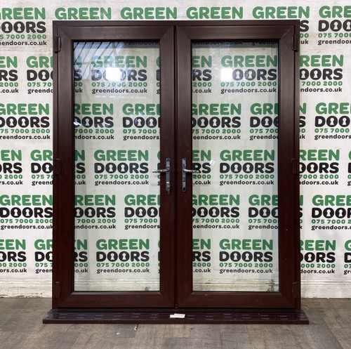 Rosewood french doors - french, brown