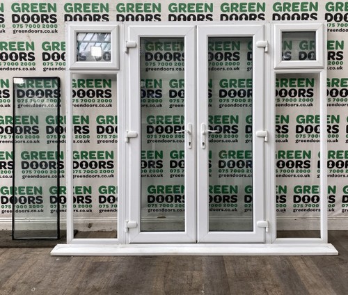 French doors with sidelights - french,
